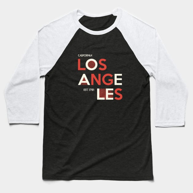 Los Angeles Grafit Baseball T-Shirt by NEFT PROJECT